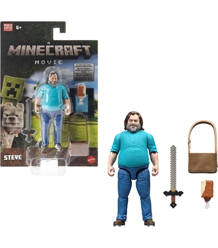 Amazon.co.jp: マインクラフト・ザ・ムービー マテル 4インチ